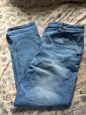 American Eagle Outfitters Light Blue Women's Straight Jeans